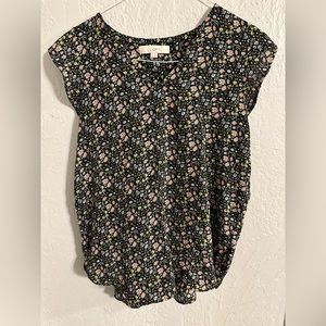 Loft Floral Blouse Size S